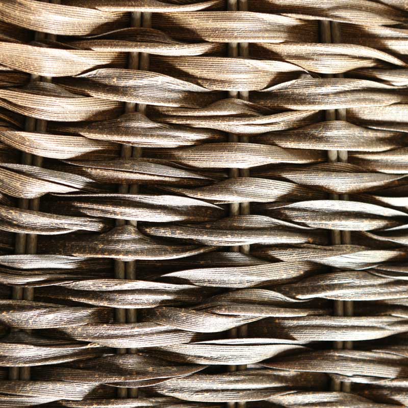 Muebles de exterior de mimbre para exteriores para el patrón de tejido de cestas - BM31640