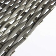 Ovalado - Material reciclable de ratán para exteriores para muebles - BM70192