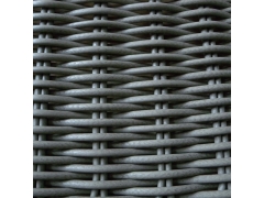 Redondo - Material de los muebles del cojín del asiento de ratán redondo plástico al aire libre - BM7527