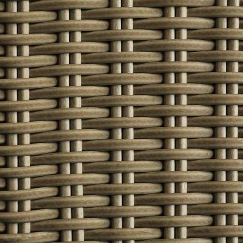 Material duradero ecológico de los sillones de mimbre al aire libre de la forma redonda - BM7679
